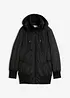 Steppjacke mit breitem Komfortbund und Kapuze, bonprix