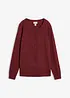 Basic Feinstrickjacke mit recycelter Baumwolle, bonprix