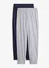 Lange Pyjamahose (2er Pack), bonprix
