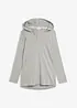 Long T-shirt manches longues à capuche, bonprix
