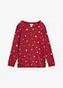 T-shirt coton imprimé, manches longues, bonprix