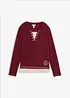 T-shirt coton manches longues style 2en1, bonprix