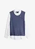 Pullover mit Blusen-Einsatz, bonprix