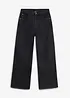 Wide-Leg-Jeans Mid Waist, bonprix