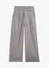 Weite Bundfaltenhose mit weichem Wollanteil, bonprix