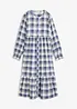 Flanell-Midikleid aus reiner Baumwolle, bonprix
