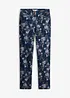 Pantalon en twill à motif floral, bonprix