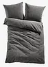 Parure de lit en flanelle effet lin, bonprix