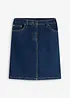 Jeansrock aus elastischem Baumwoll-Mix Mid Waist, bonprix