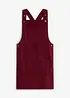 Robe-salopette en velours côtelé extensible, bonprix