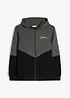 Sweat zippé en coton doux, bonprix