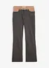 Bootcut-Hose aus elastischem Baumwoll-Mix, bonprix