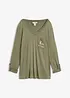 T-shirt manches longues doux, bonprix