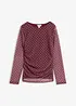 Langarmshirt aus feinem Mesh, bonprix