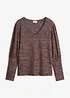 Langarmshirt aus weicher Viskose, bonprix