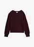 Pullover mit Puffärmel, bonprix