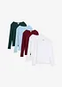 Rippshirt aus reiner Bio-Baumwolle (5er Pack), bonprix