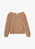 Pullover mit Puffärmeln, bonprix