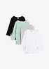 Lot de 4 T-shirts à manches 3/4, bonprix