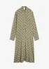 Blusenkleid aus reiner Viskose mit Eingriffstaschen, bonprix