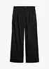 Pantalon barrel en coton extensible, bonprix