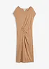 Midikleid mit Faltendetail aus Viskose-Mix, bonprix