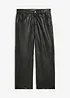 Lederimitat-Hose in Barrelform, bonprix