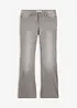 Jean bootcut taille mi-haute, extensible et confortable, bonprix