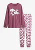 Pyjama aus reiner Bio-Baumwolle, bonprix