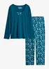 Pyjama aus reiner Bio-Baumwolle, bonprix
