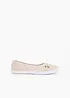 Ballerines en toile de coton, bonprix