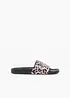 Pantoletten im Animal-Look, bonprix