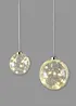 Set décoration suspendue LED (ens. 2 pces), bonprix