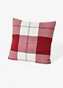 Lot de 2 housses de coussin à carreaux, bonprix