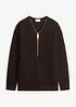 Pull en grosse maille avec zip, bonprix