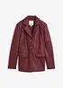 Lederimitat-Longblazer, bonprix