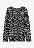 Feinstrickpullover mit Jacquardmuster, bonprix