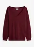Oversize-Pullover aus Viskose- mix, bonprix