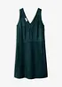Latzkleid aus elastischem Cord, bonprix