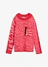 Feinstrickpullover im Leoprint-Design, bonprix