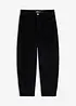 Barrel-Cordhose aus Baumwoll-Mix, bonprix