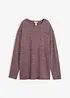 Sweat-shirt long aspect maille, bonprix