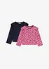 Lot de 2 T-shirts manches longues Lurchi doux en coton, Lurchi
