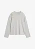 T-shirt manches longues en coton mélangé épais, bonprix