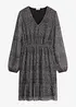 Jerseykleid aus feinem Mesh, bonprix