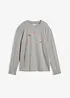 Langarmshirt mit schwerer Baumwolle, bonprix