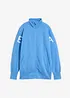 Sweat zippé en coton extensible, bonprix