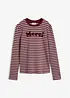 T-shirt manches longues en coton mélangé épais, bonprix