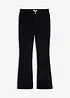 Pantalon bootcut en velours côtelé extensible, bonprix