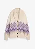 Strickjacke mit Norwegermuster, bonprix